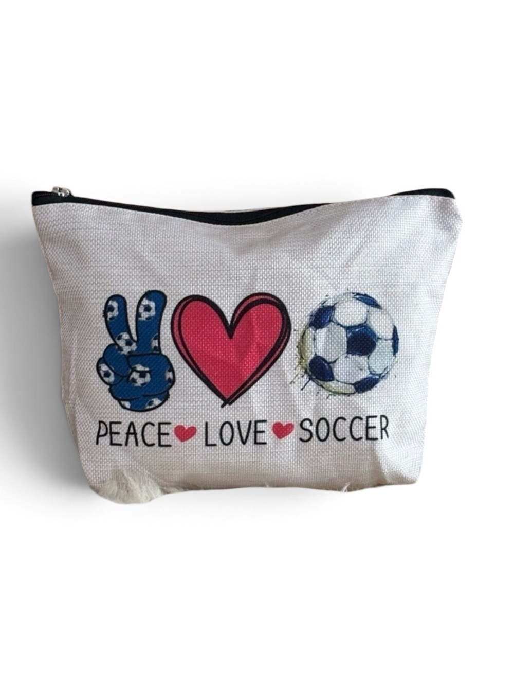 Peace Love Soccer Kids Pouch